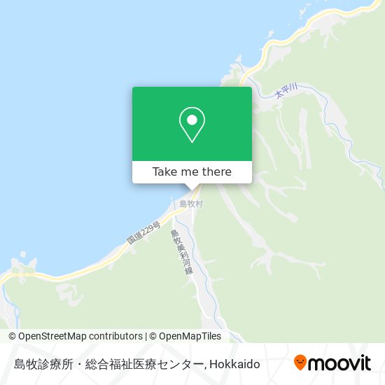 島牧診療所・総合福祉医療センター map