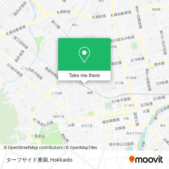 ターフサイド桑園 map