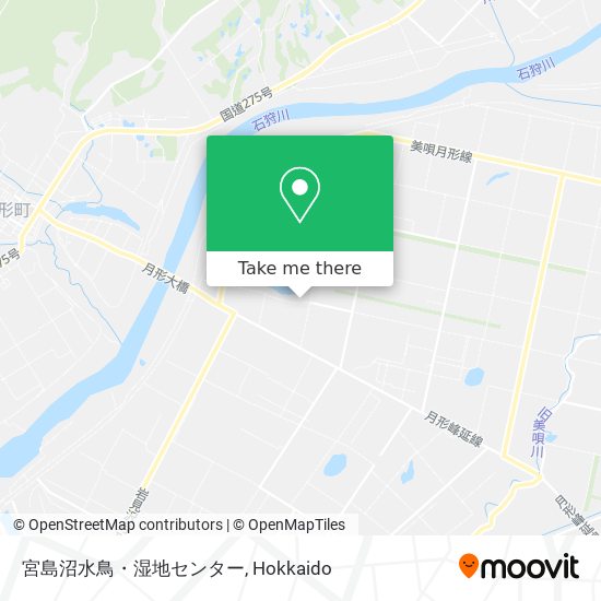 宮島沼水鳥・湿地センター map