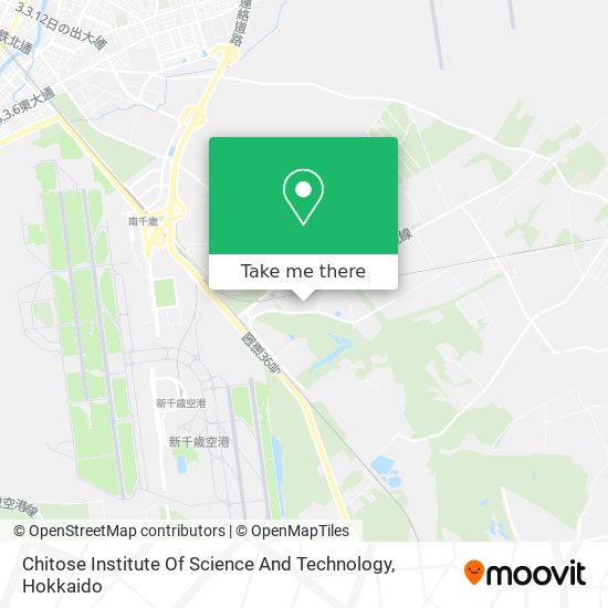 Chitose Institute Of Science And Technology map