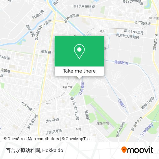 百合が原幼稚園 map