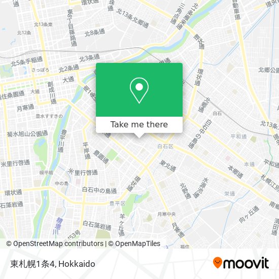 東札幌1条4 map