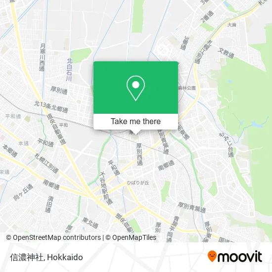 信濃神社 map