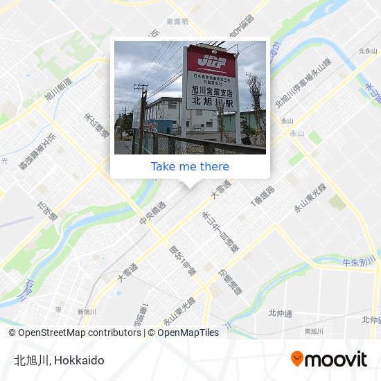 北旭川 map