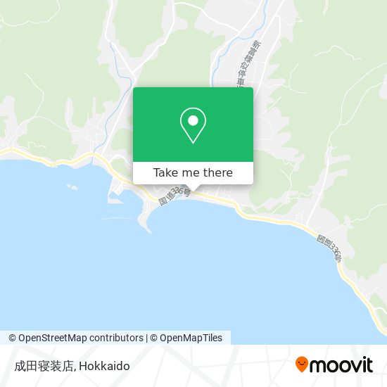 成田寝装店 map