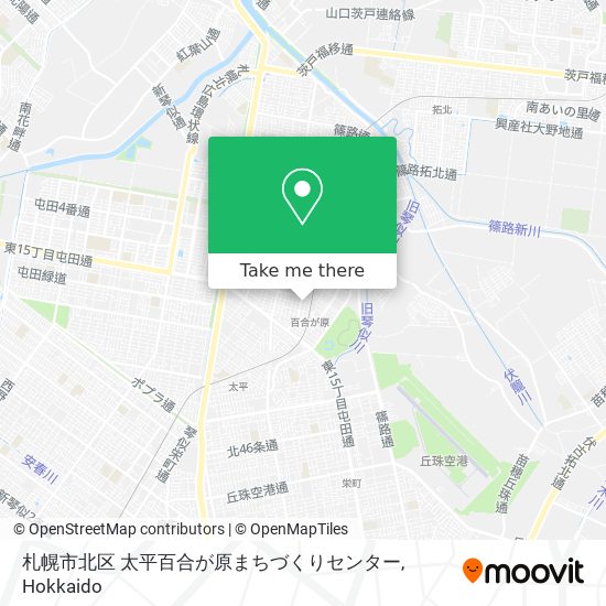 札幌市北区 太平百合が原まちづくりセンター map