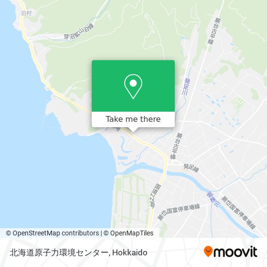 北海道原子力環境センター map