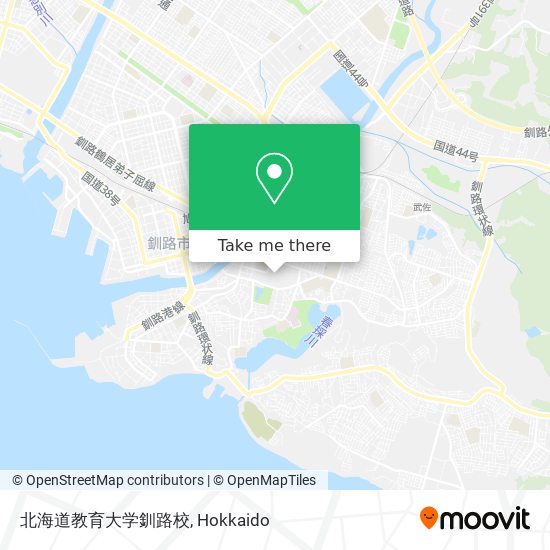 北海道教育大学釧路校 map