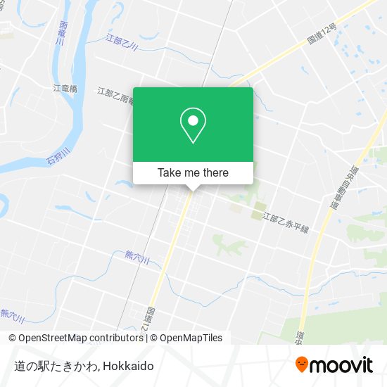 道の駅たきかわ map