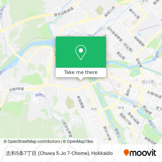 忠和5条7丁目 (Chuwa 5-Jo 7-Chome) map