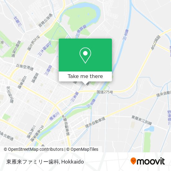 東雁来ファミリー歯科 map