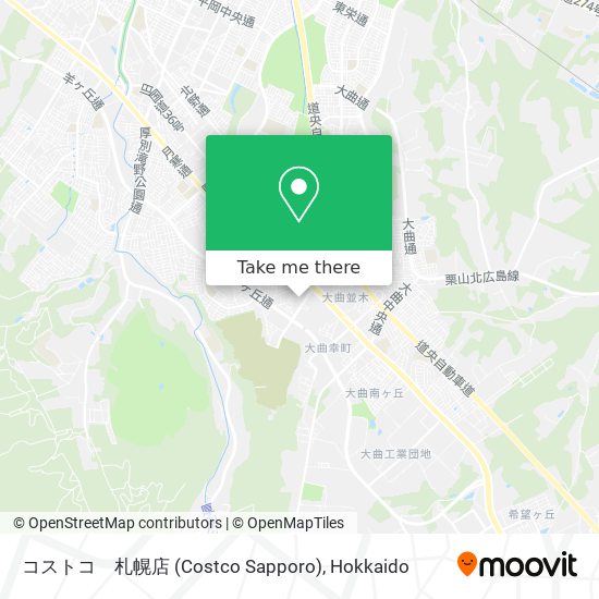コストコ　札幌店 (Costco Sapporo) map