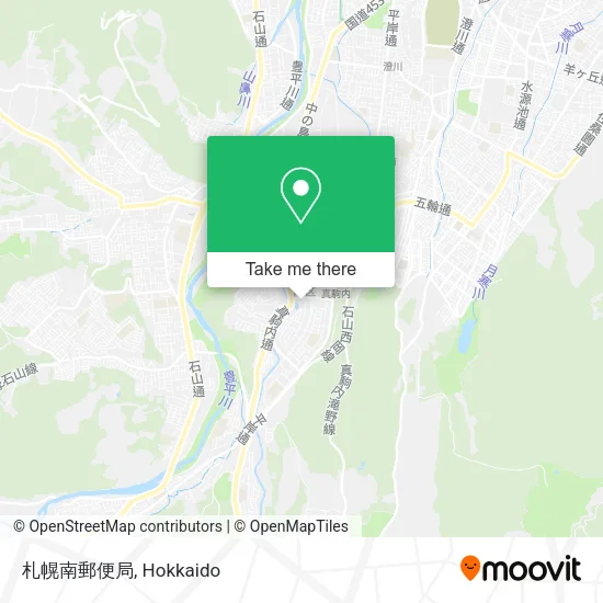 札幌南郵便局 map