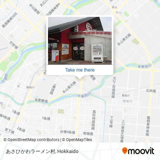 あさひかわラーメン村 map