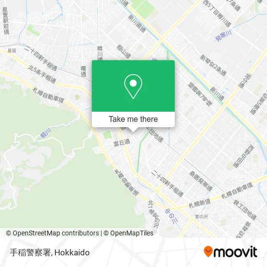 手稲警察署 map