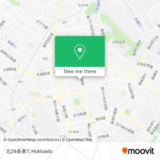 北28条東7 map