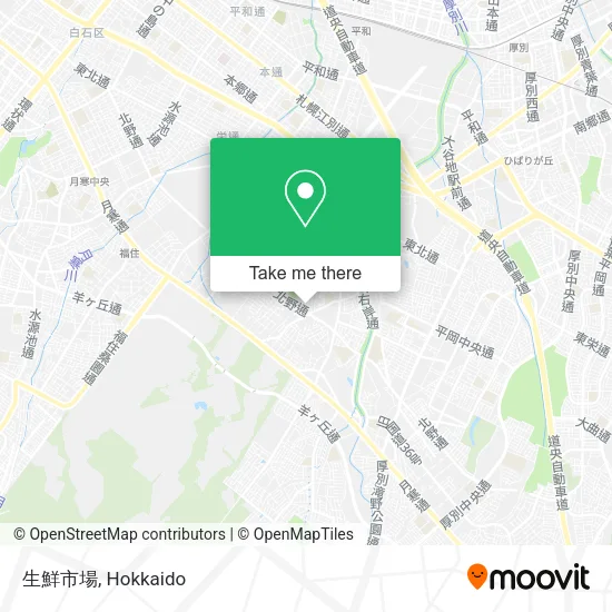 生鮮市場 map