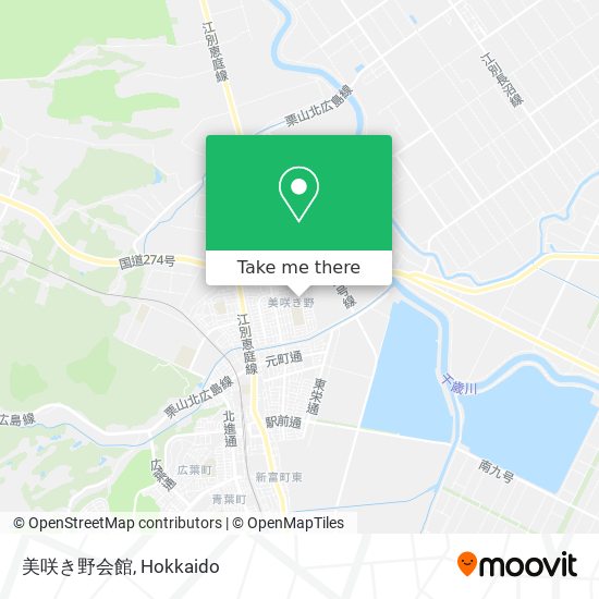 美咲き野会館 map