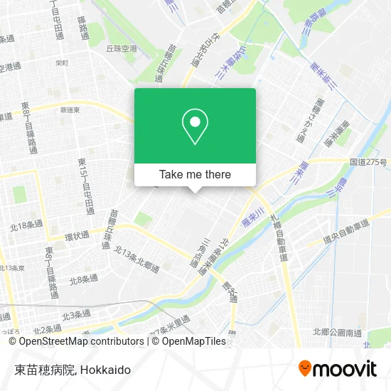 東苗穂病院 map