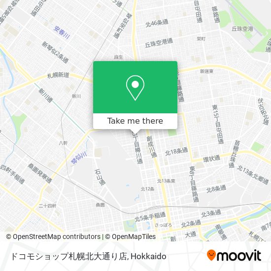 ドコモショップ札幌北大通り店 map