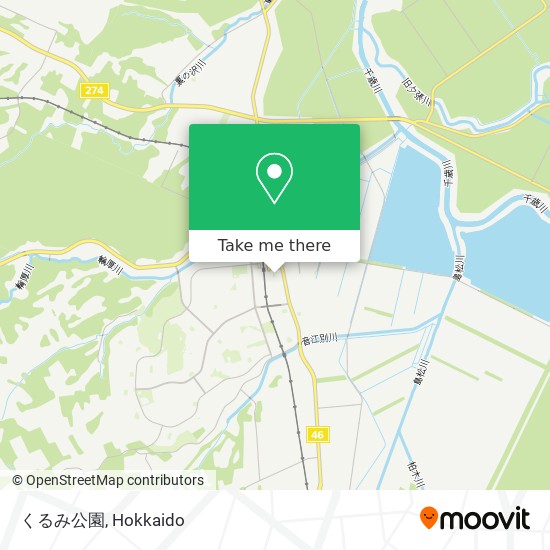 버스 으로 北広島市 에서 くるみ公園 으로 가는법