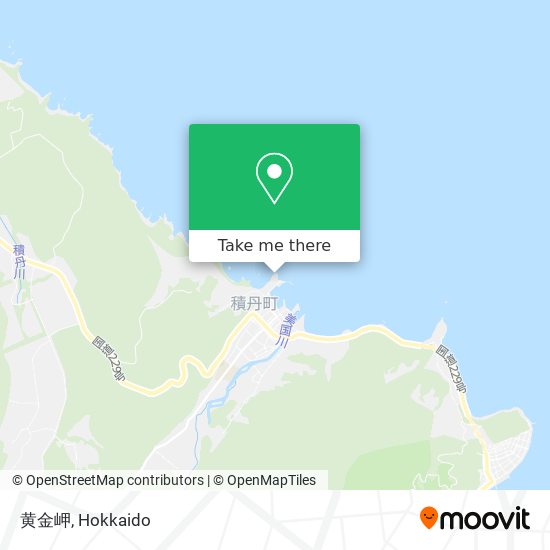 黄金岬 map