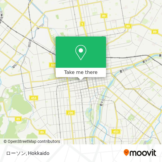 버스 으로 札幌市 에서 ローソン 으로 가는법 Moovit