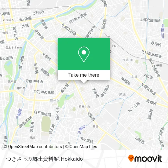 つきさっぷ郷土資料館 map