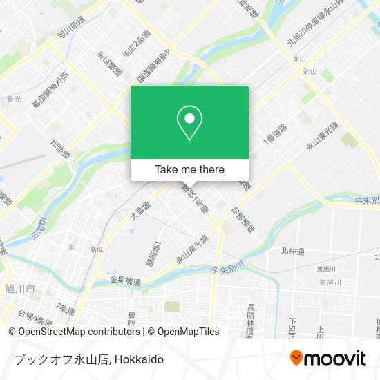 ブックオフ永山店 map