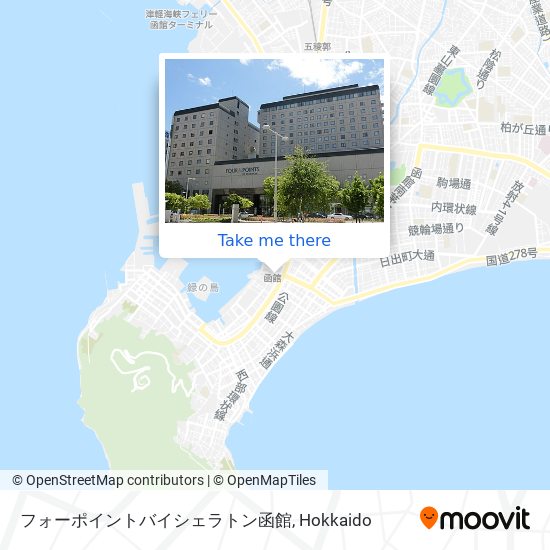 フォーポイントバイシェラトン函館 map