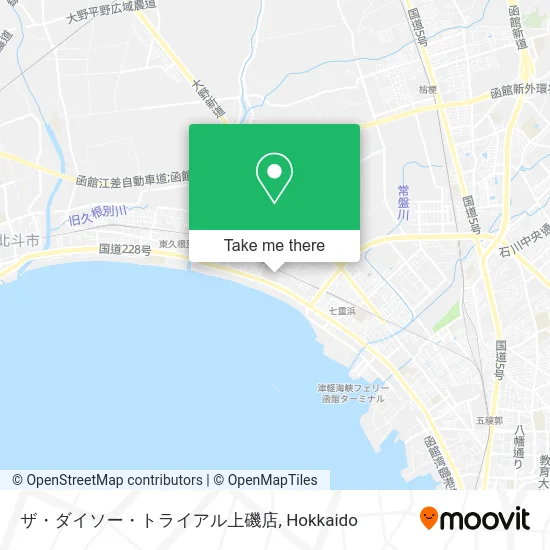 The Daiso Trial Kamiiso Store map