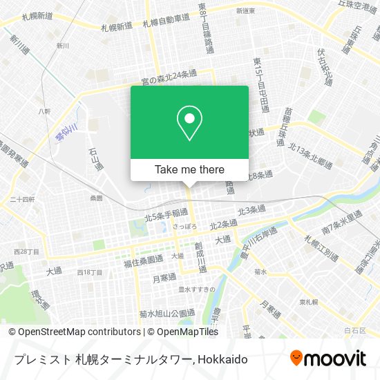 プレミスト 札幌ターミナルタワー map