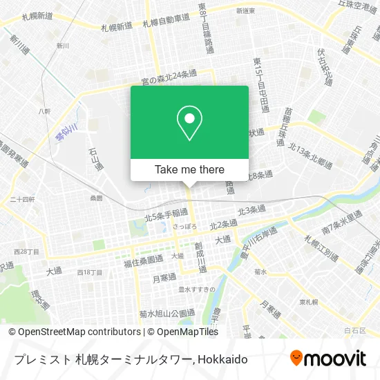 プレミスト 札幌ターミナルタワー map