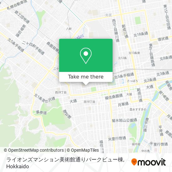ライオンズマンション美術館通りパークビュー棟 map