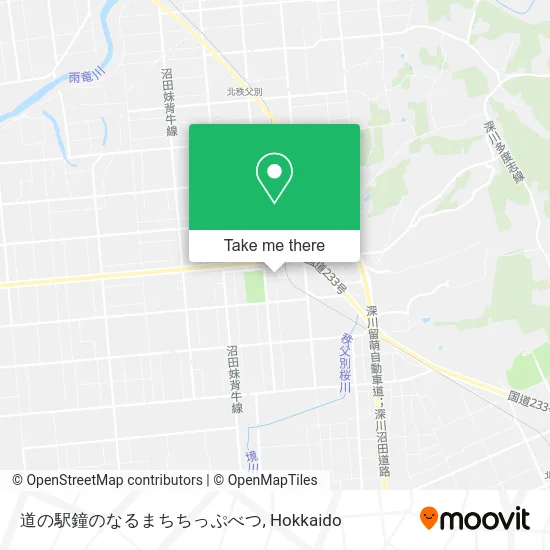 道の駅鐘のなるまちちっぷべつ map