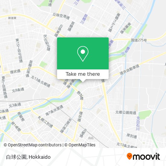 白球公園 map