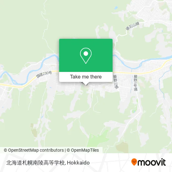 北海道札幌南陵高等学校 map