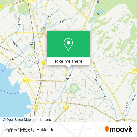 How To Get To 函館医師会病院 In 函館市 By Light Rail Or Bus Moovit