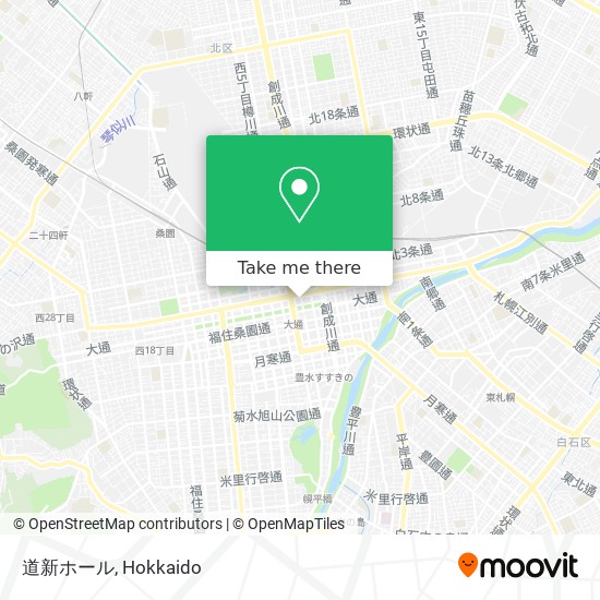 道新ホール map
