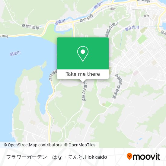 フラワーガーデン　はな・てんと map