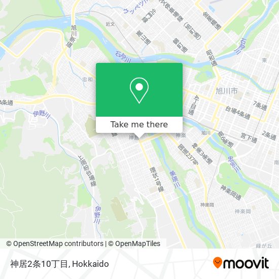 神居2条10丁目 map