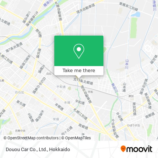 Douou Car Co., Ltd. map