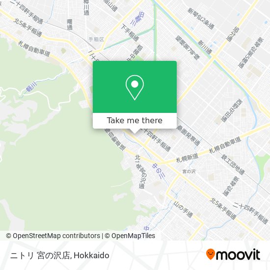 ニトリ 宮の沢店 map