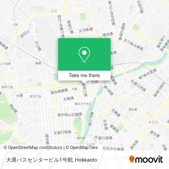 大通バスセンタービル1号館 map