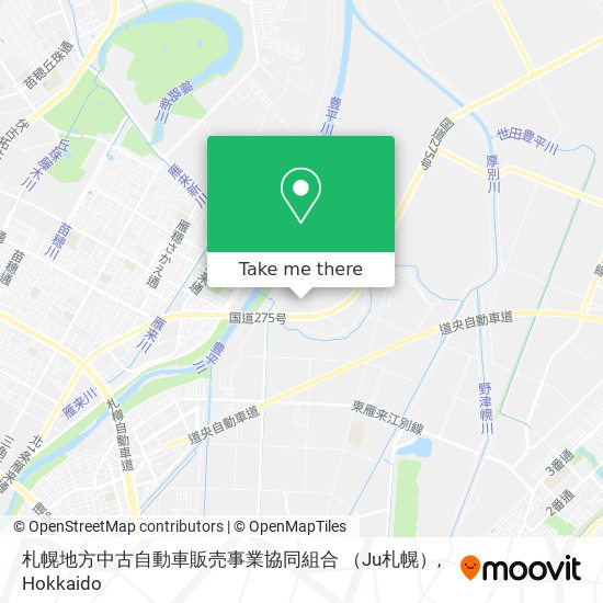 札幌地方中古自動車販売事業協同組合 （Ju札幌） map