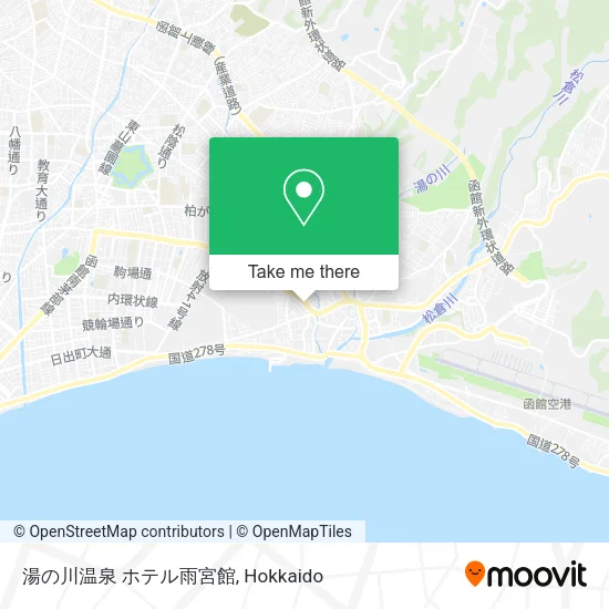 Yunokawa Hot Spring Hotel Amemiya Kan map