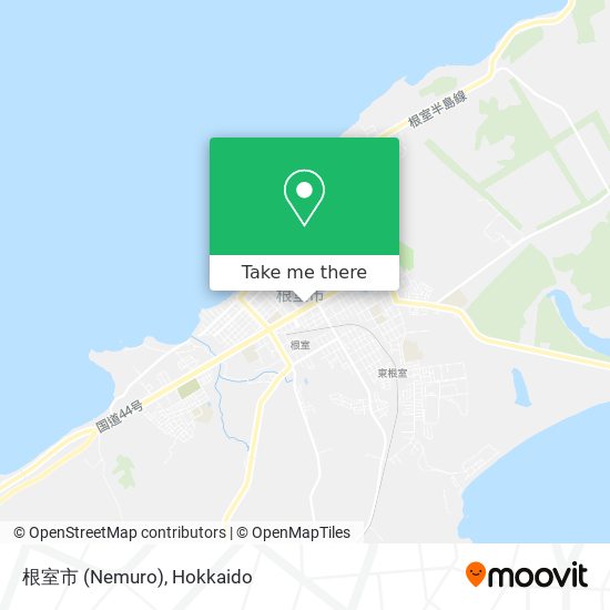 根室市 (Nemuro) map