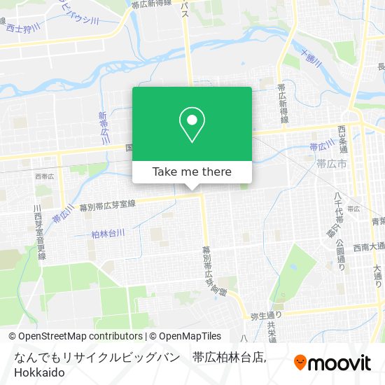 なんでもリサイクルビッグバン　帯広柏林台店 map