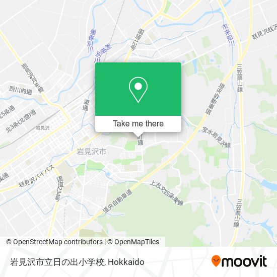 岩見沢市立日の出小学校 map