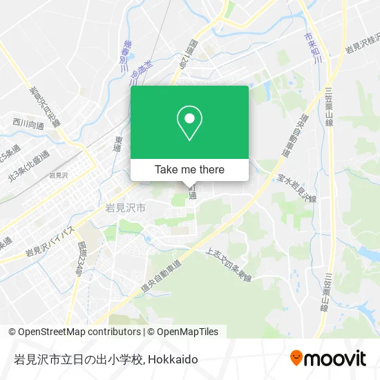 岩見沢市立日の出小学校 map